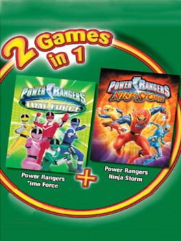 cover 2 Games in 1 Double Pack: Power Rangers Ninja Storm + Power Rangers Time Force